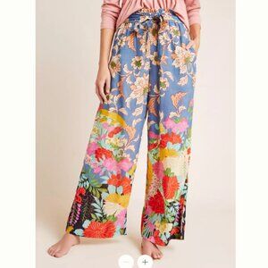 Anthropologie Leilani paperbag flowy pants